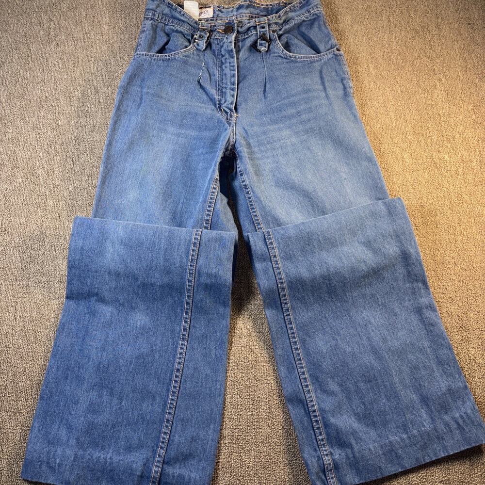Vintage Susie’s Casual swore Leg Jeans 70s Sailor Disco Denim Size 11